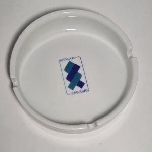 Richard Ginori Italy ceramic ashtray Sitmar Cruises cruise ship collectible